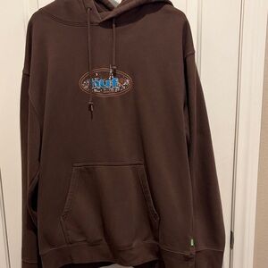 HUF Chocolate Brown Hoodie